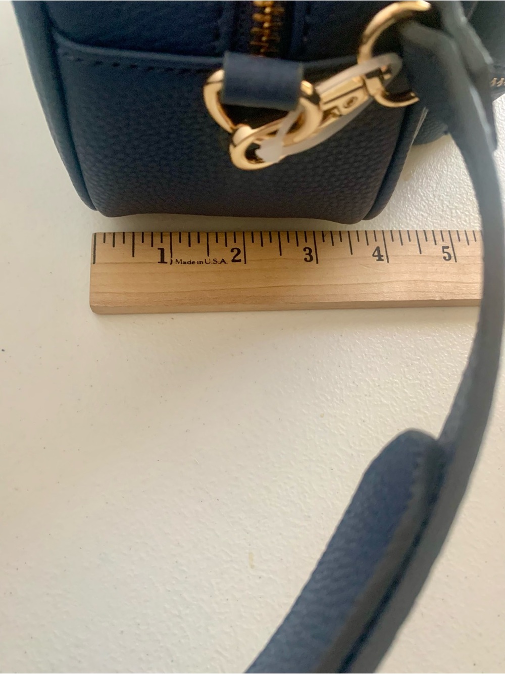 Nanette Lepore Blue Leather Satchel with Matching Pouch - Picture 13 of 13